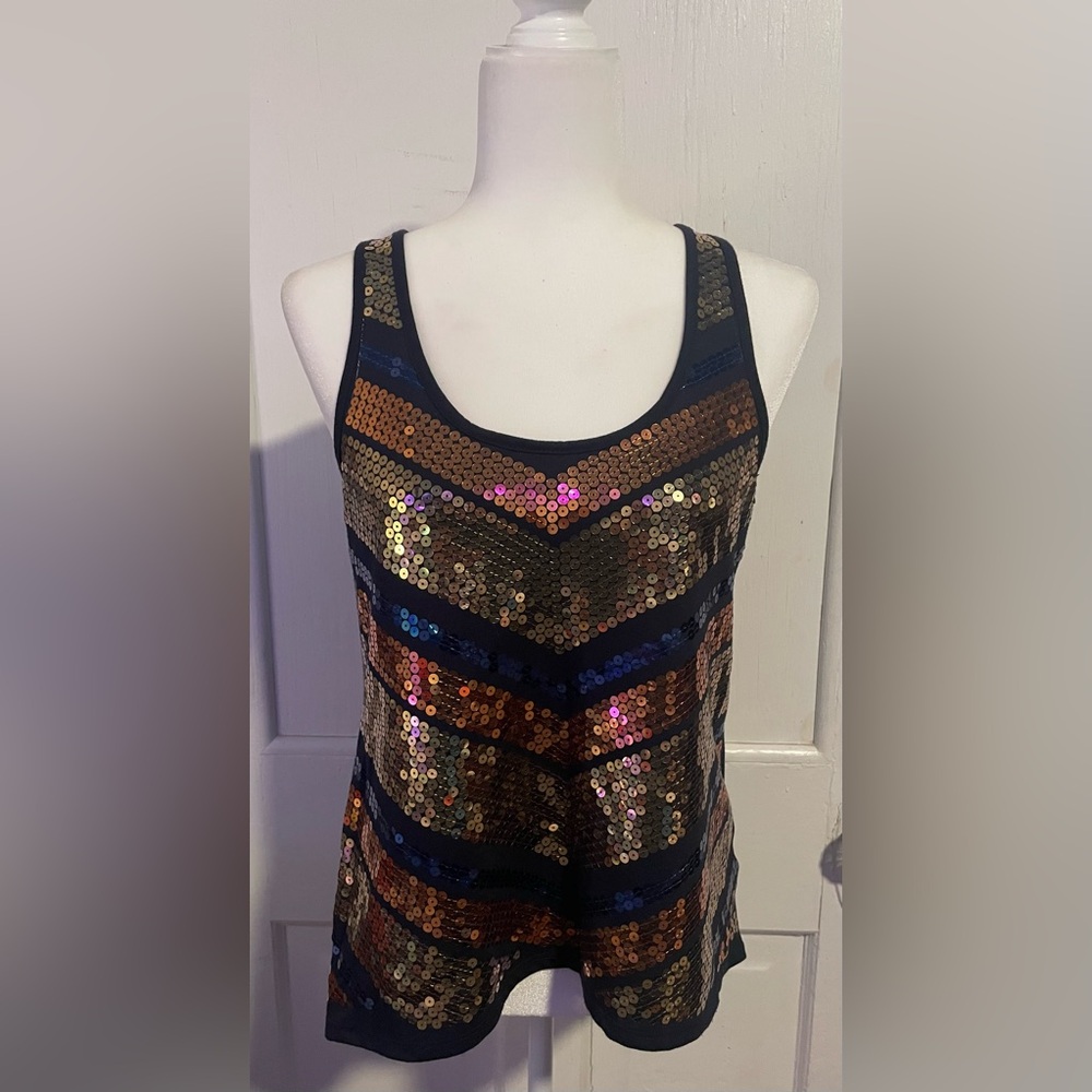 BONGO Sequin Tank Top